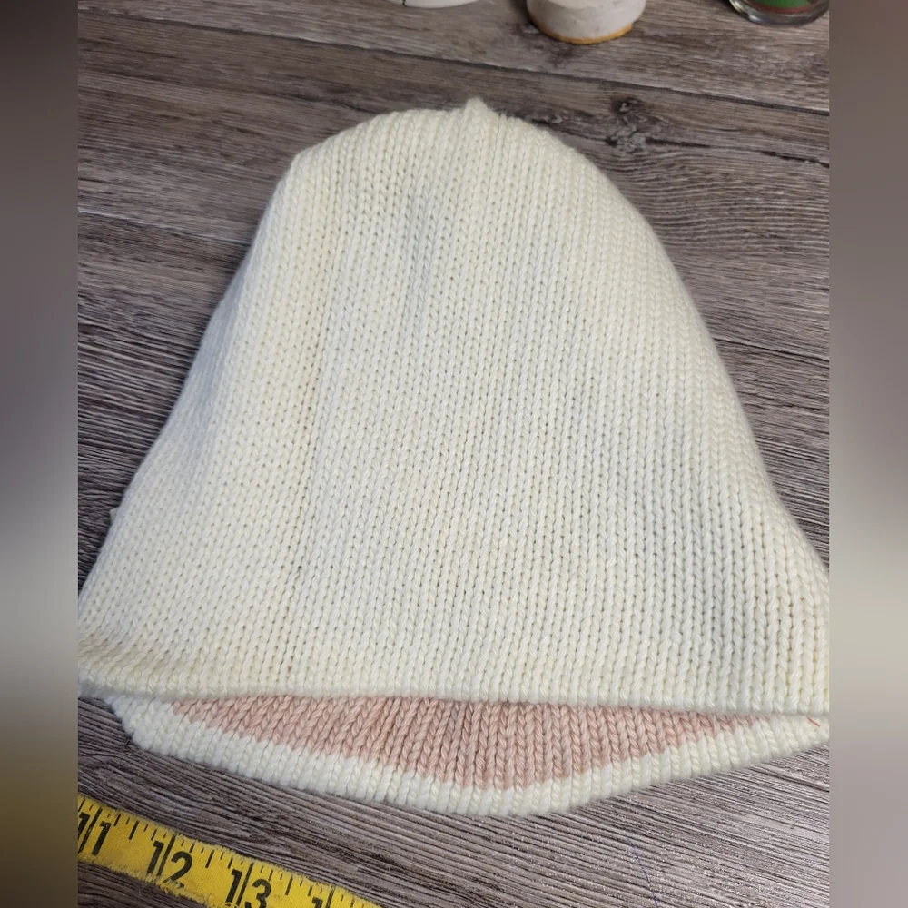 Hat Attack NWT Reversible‎ Tipped Beanie in Natural Winter Hat
